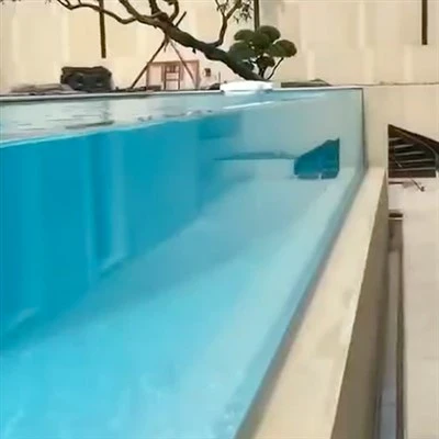 Transparent Pool Installation